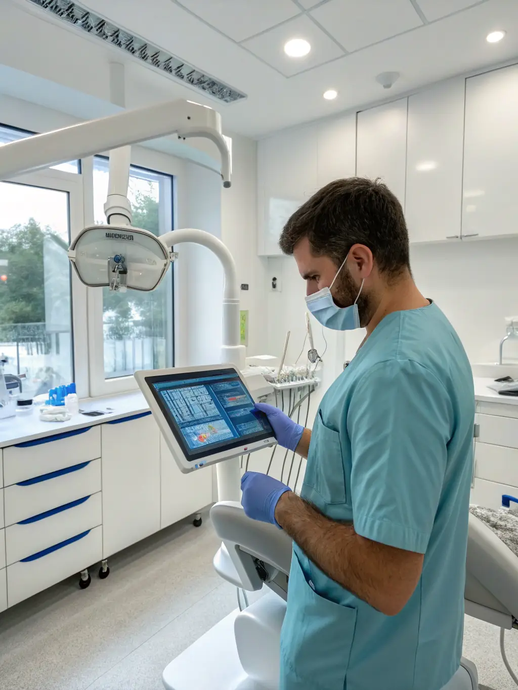 A bright and clean dental office in Amsterdam-Noord, featuring state-of-the-art equipment and a welcoming atmosphere.